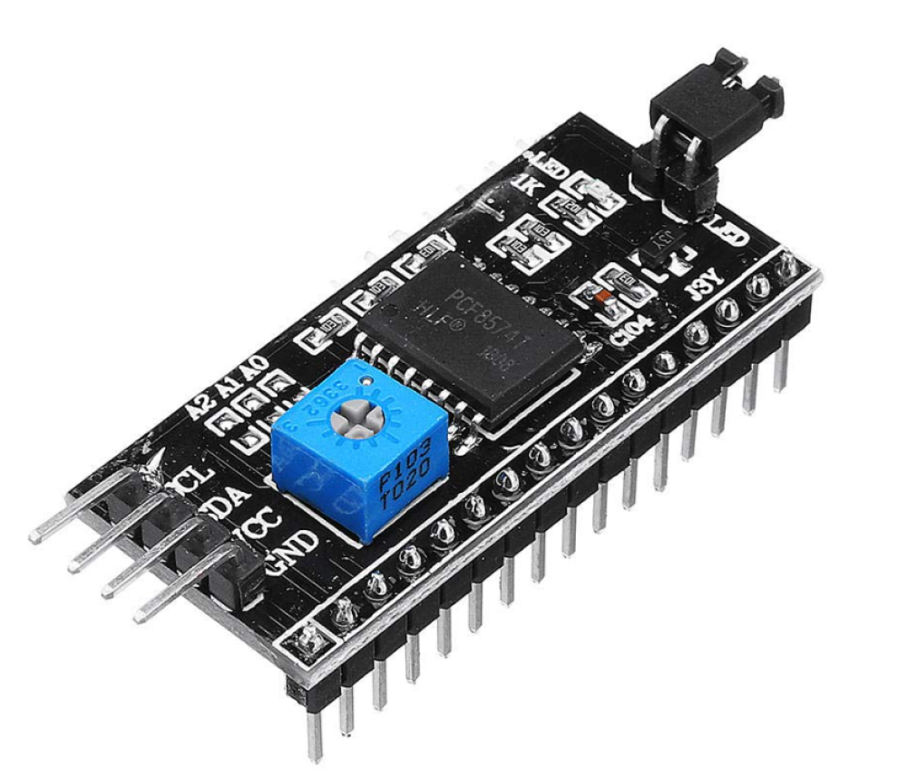 I2C LCD تحويله شاشه