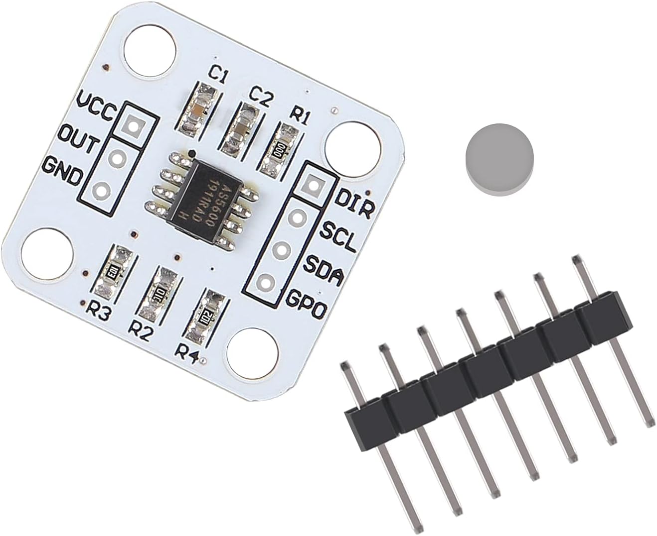 AS5600 – Magnetic Encoder Angle Sensor Module حساس انكودر مستشعر زاوية الدوران