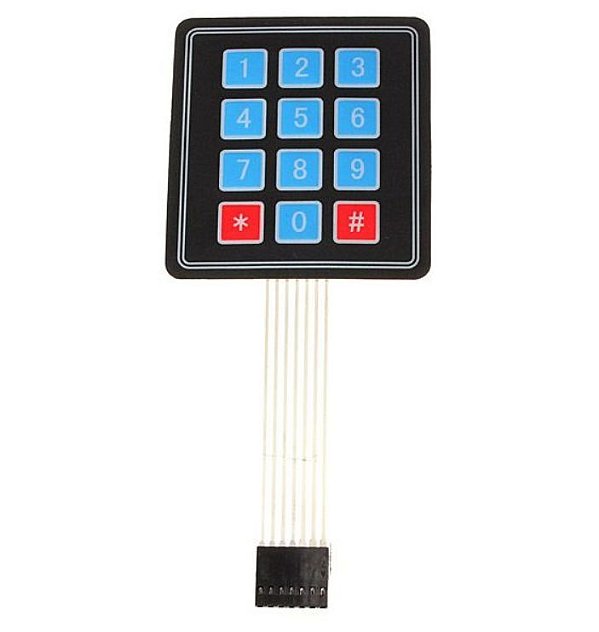 Keypad 4×3 – لوحة مفاتيح للمشاريع الإلكترونية كيباد