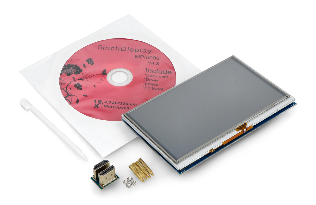 TFT LCD Touch 5inch شاشه لمس للراسبيري 5هنش