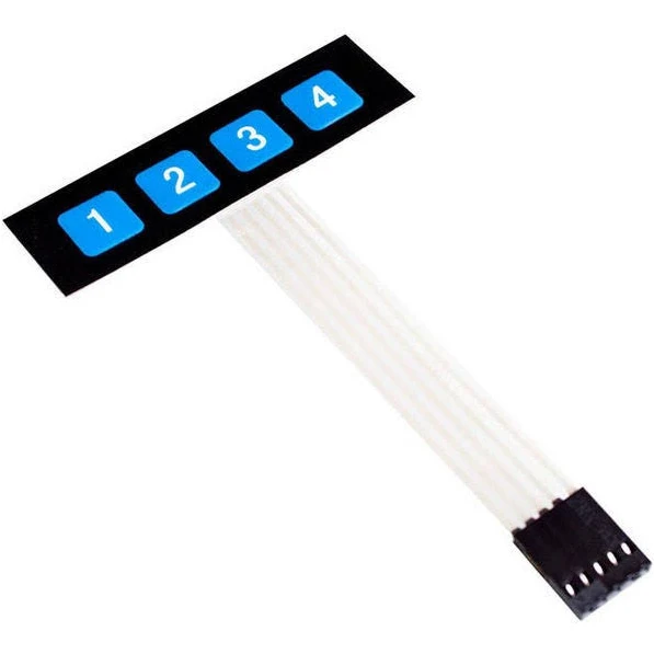 Keypad 1×4 – لوحة مفاتيح للأردوينو كيباد