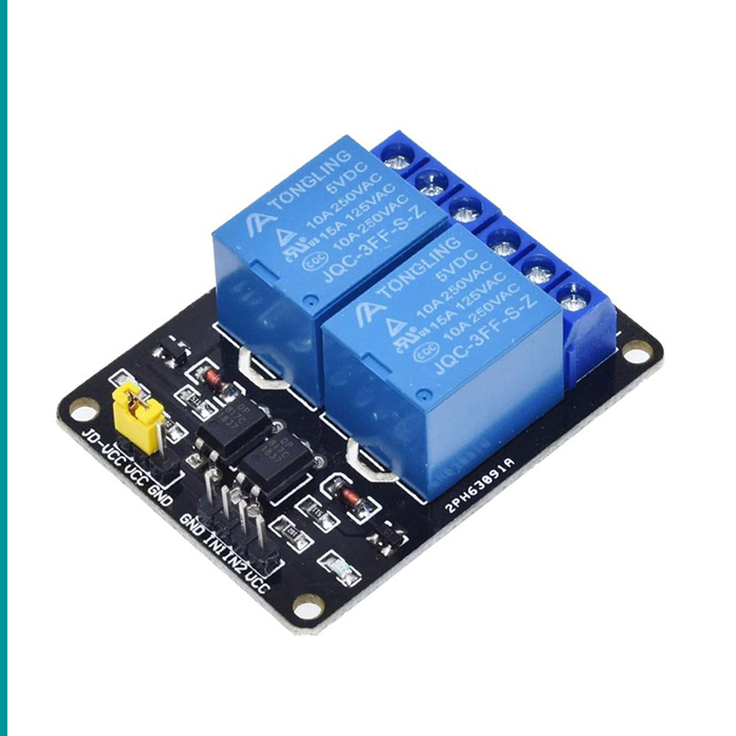 Shield Relay 2CH 5V_10A شيلد ريلي 2 قنوات
