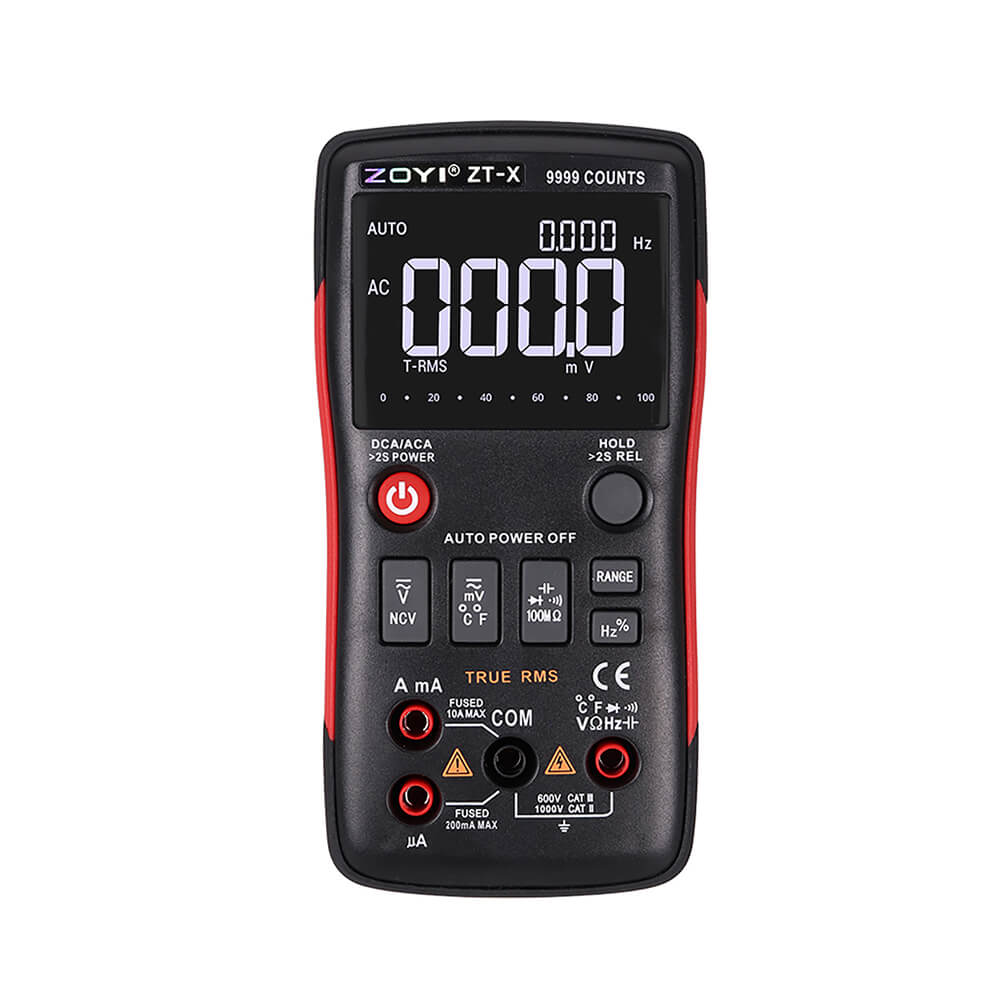 ZOYI ZT-X Digital Multimeter 9999 Counts – ملتميتر رقمي عالي الدقة (اميتر قياس)